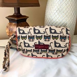 Cat clutch purse, by Bungalow 360